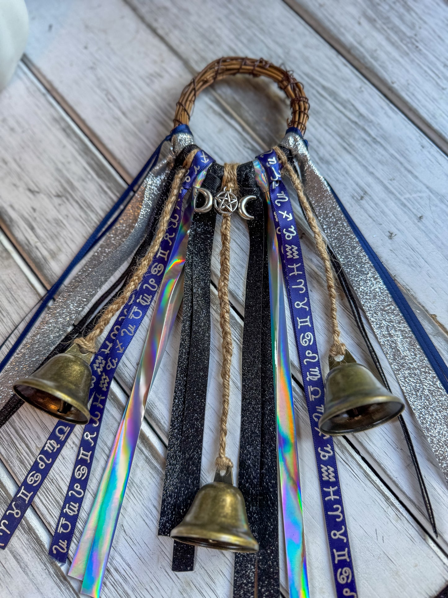 Zodiac Moon Witch Bells
