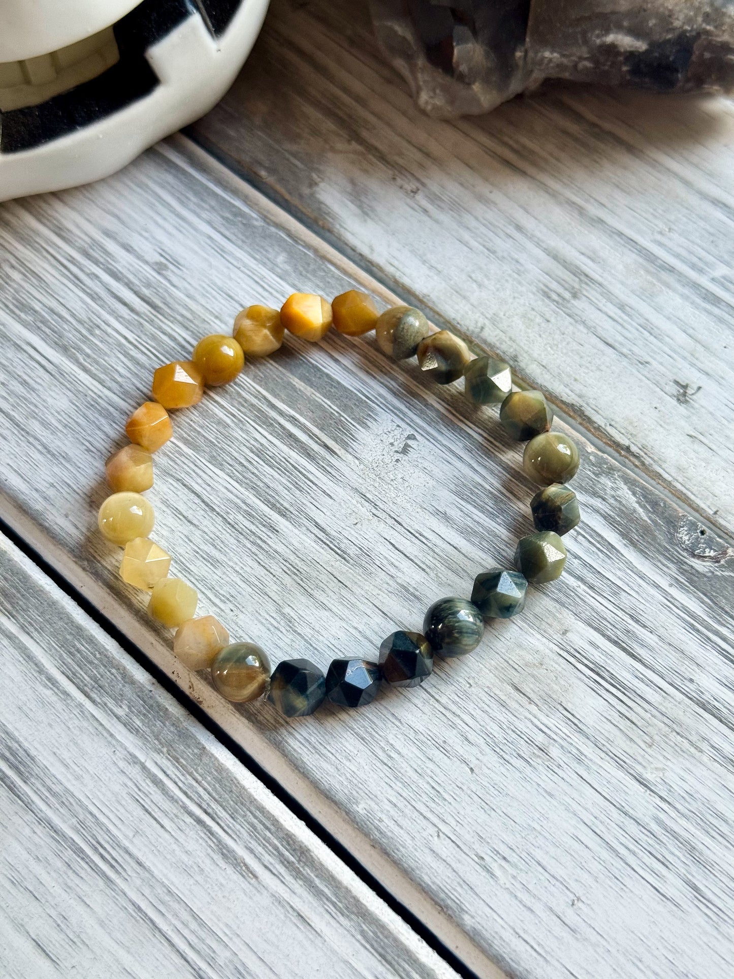 Blue Yellow Tigers Eye