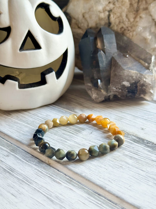 Blue Yellow Tigers Eye