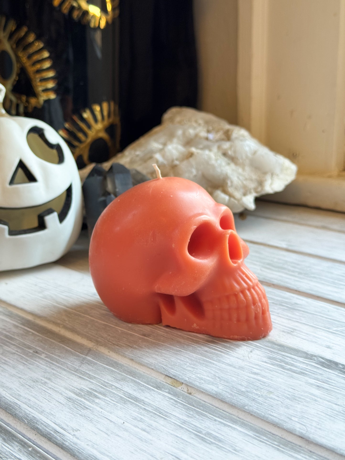 Blood Orange Moon Skull
