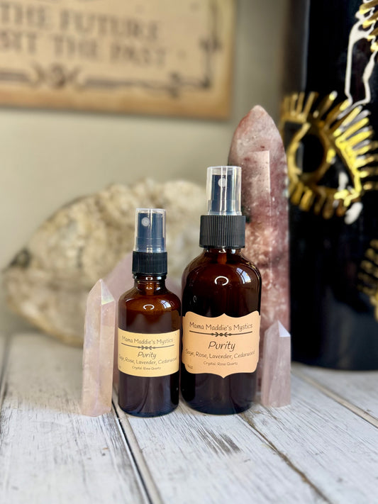 Purity - Rose, Lavender and Cedarwood w/ Rose Quartz