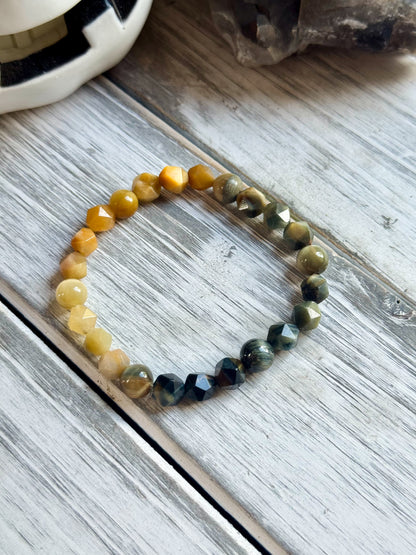 Blue Yellow Tigers Eye