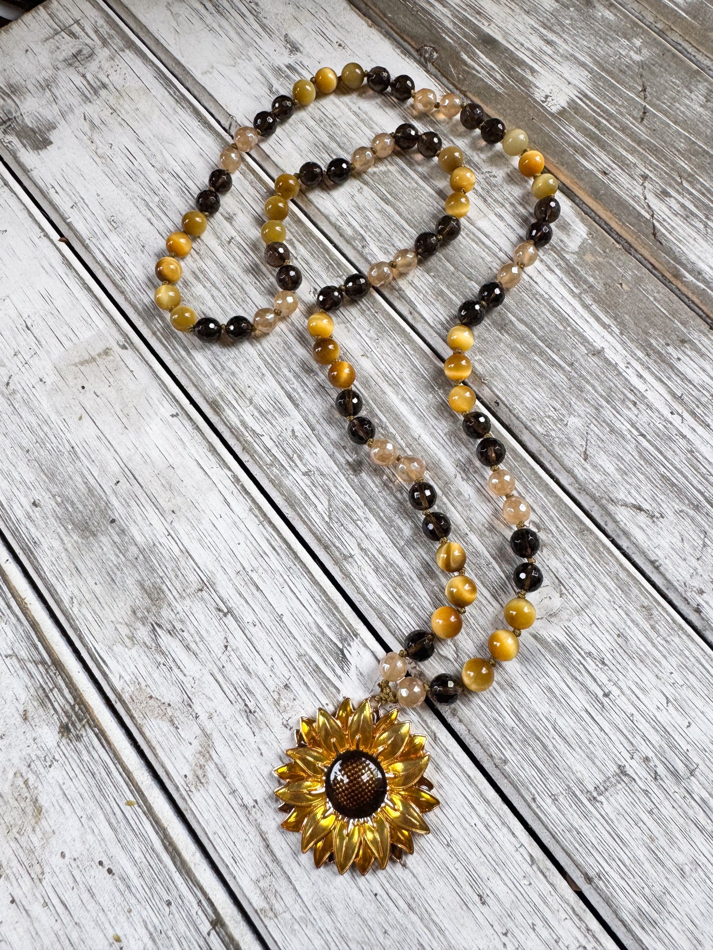 Sunflower Soul Mala
