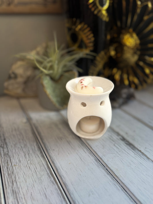 White Ceramic Tealight Wax Melter
