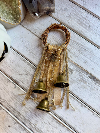 Gilded Charm Witch Bells