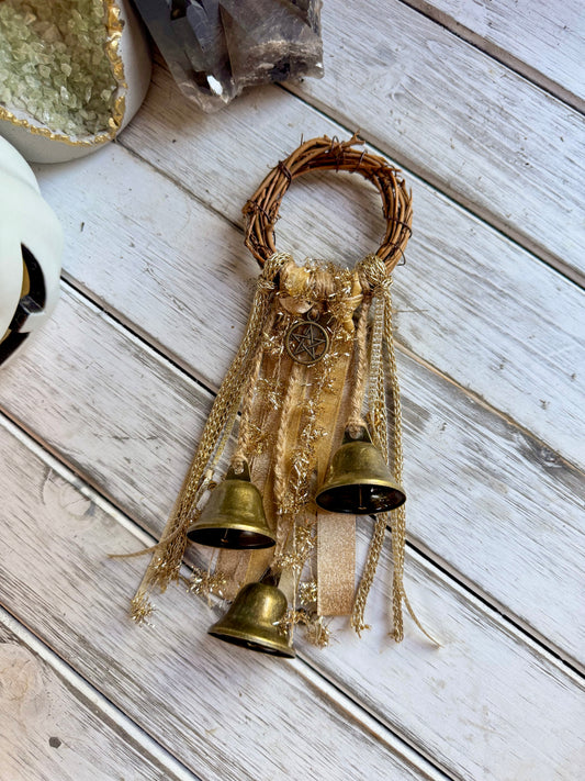 Gilded Charm Witch Bells