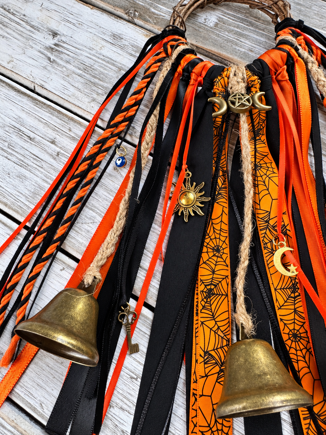 Web of Protection Witch Bells