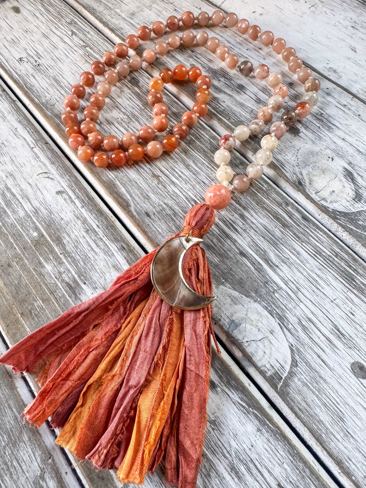 Moonlit Bloom Mala