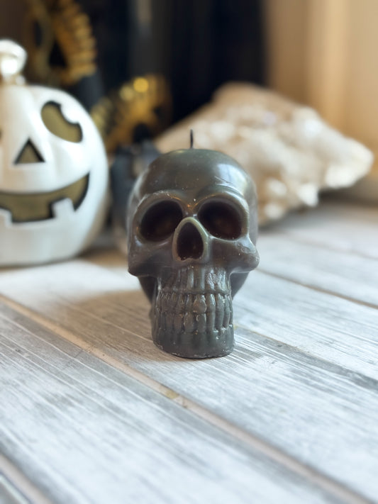 Pumpkin King Skull