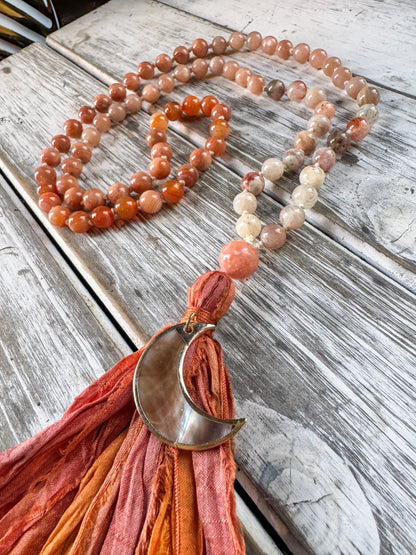 Moonlit Bloom Mala