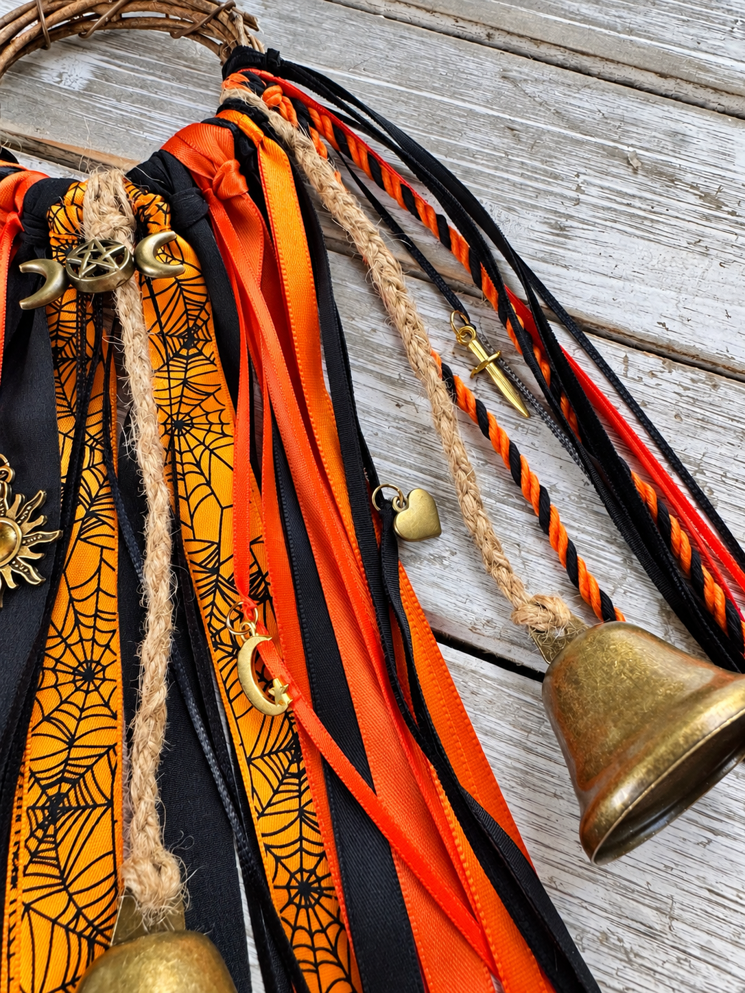 Web of Protection Witch Bells