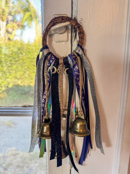 Zodiac Moon Witch Bells