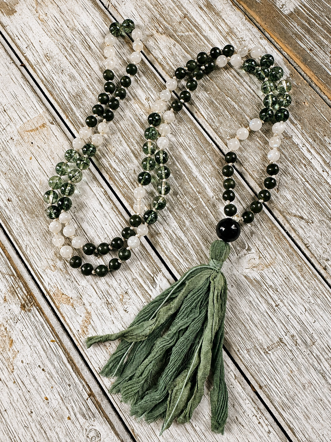 The Verdant Veil Mala