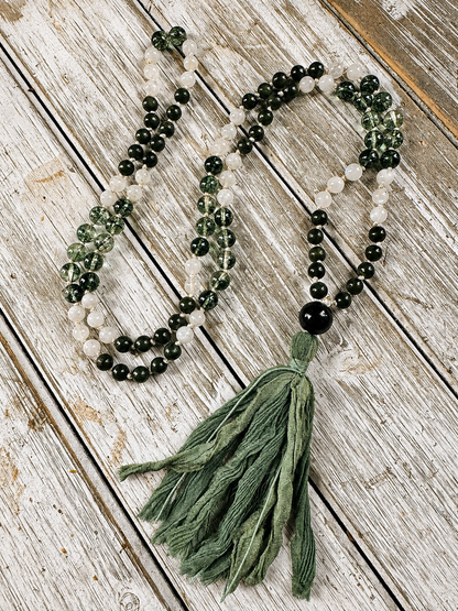 The Verdant Veil Mala