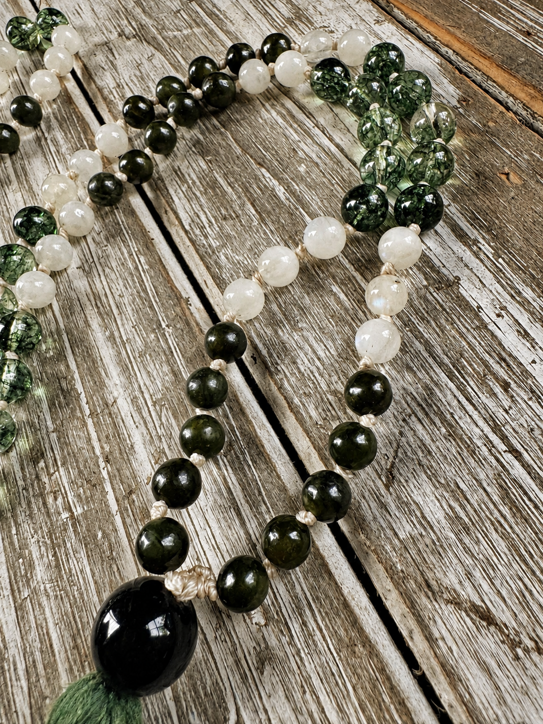 The Verdant Veil Mala