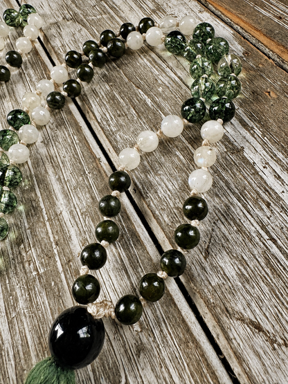 The Verdant Veil Mala