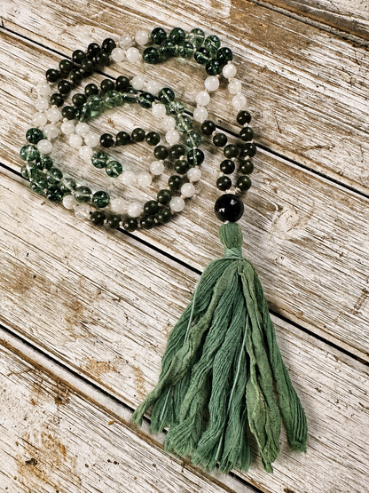 The Verdant Veil Mala