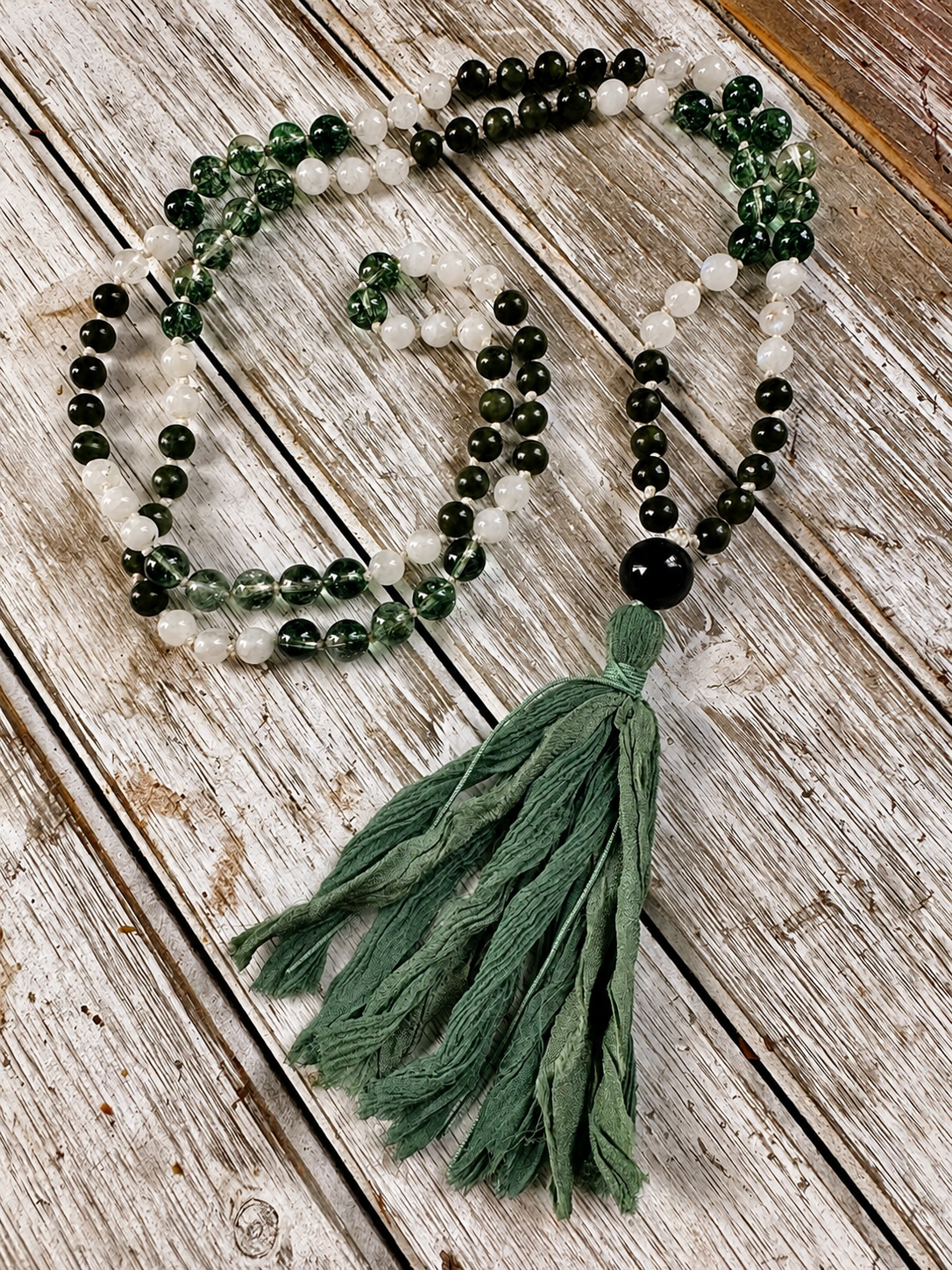 The Verdant Veil Mala