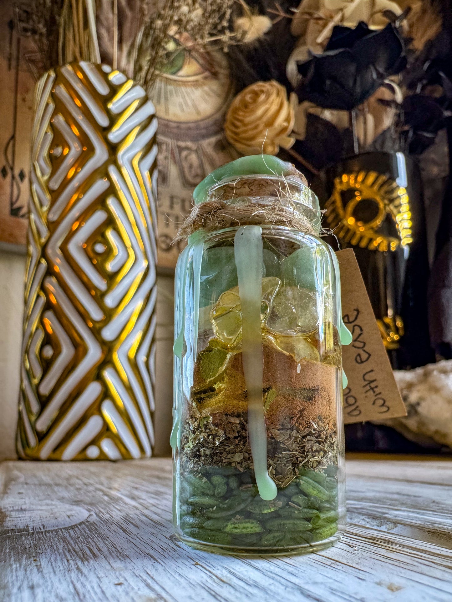 Golden Path Abundance & Prosperity Spell Jar