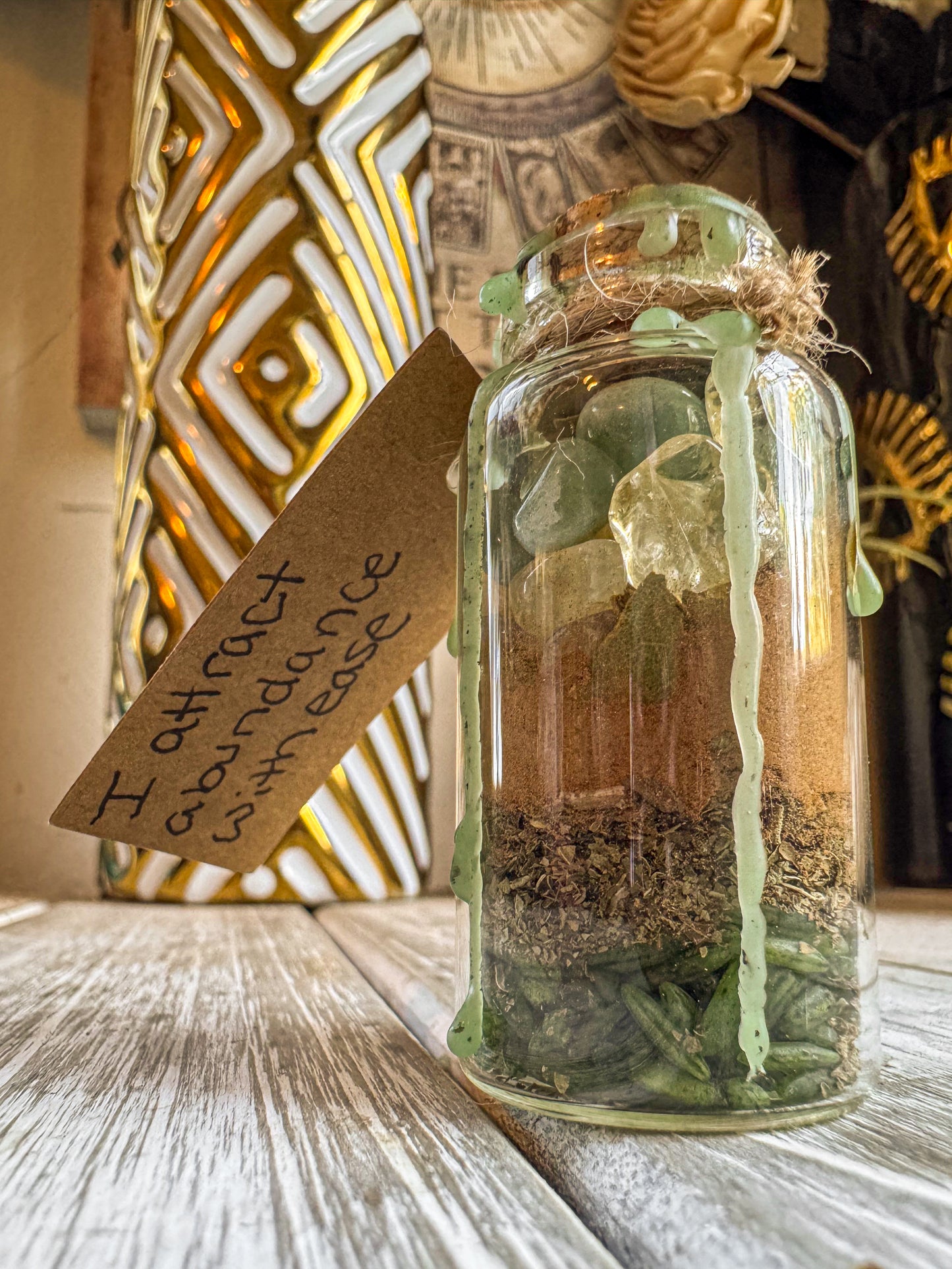 Golden Path Abundance & Prosperity Spell Jar