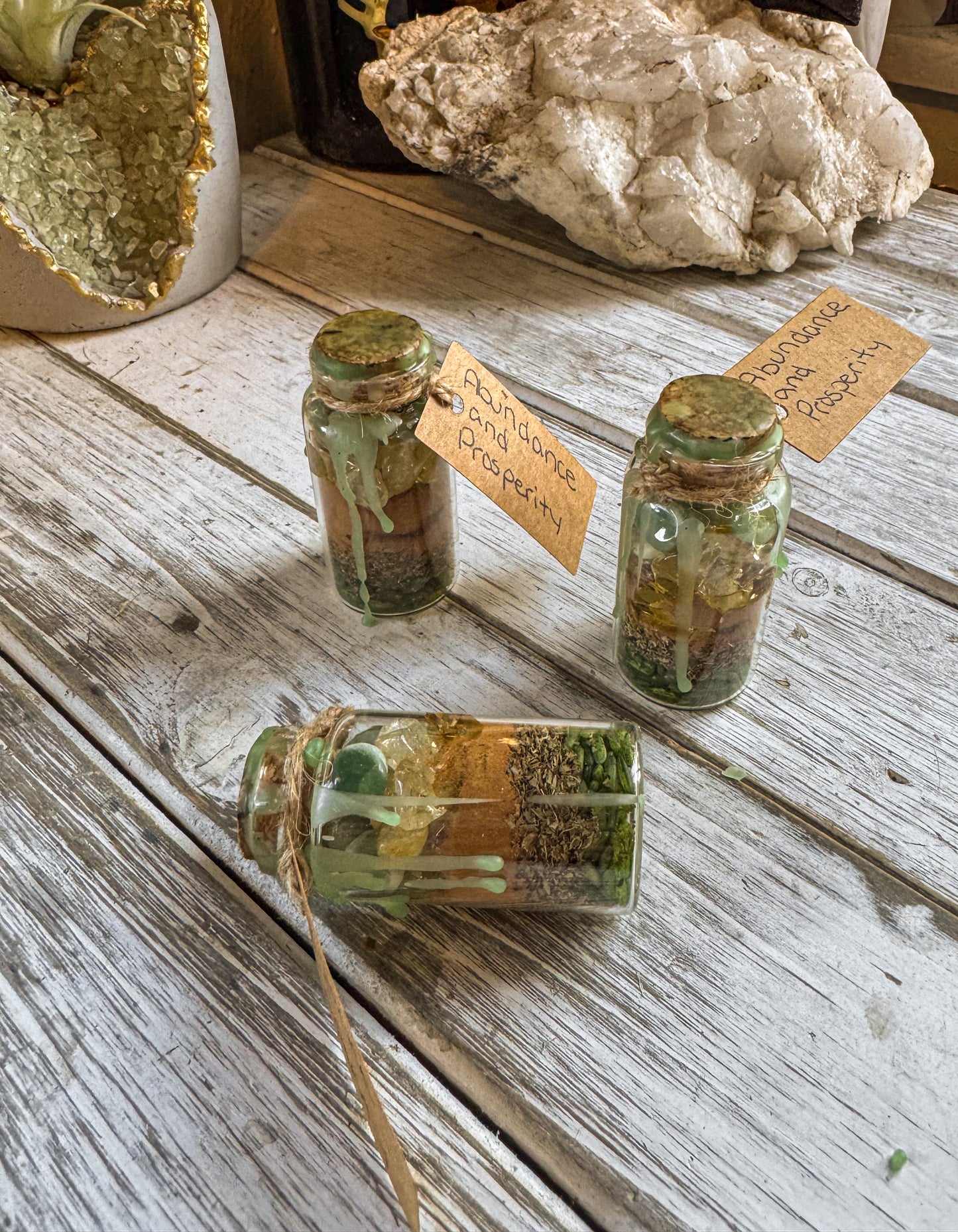 Golden Path Abundance & Prosperity Spell Jar