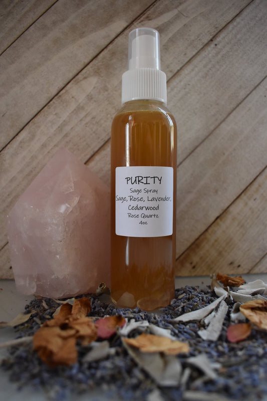 Purity - Heart Opener/Cleansing spray infused with Rose Quartz